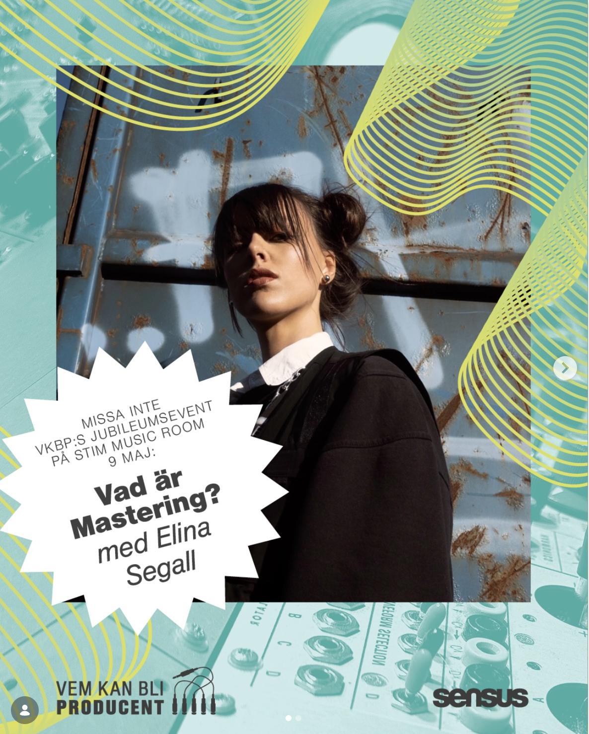 Mastering workshop w/ Vem Kan Bli Producent @ STIM cover