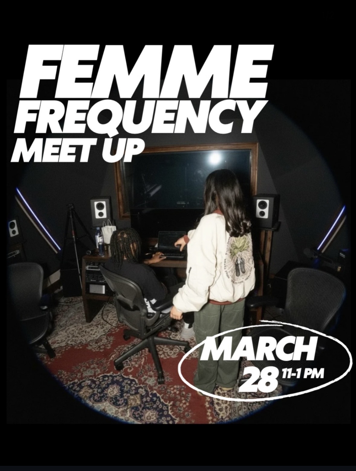 Femme Frequency meetup @ Apex Art Studios cover